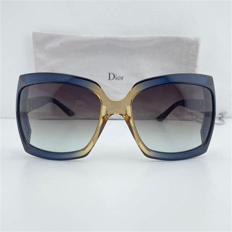 christian dior zonnebril blauw|Sunglasses .